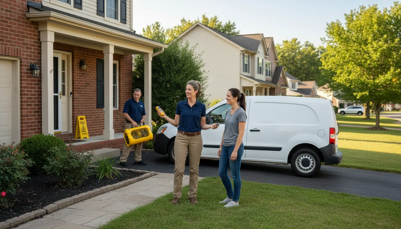 Water restoration image for Home Water Damage Repair in Gotham, WI